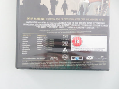 BORN ON THE FOURTH JULY - B (DVD) TOM CRUISE KYRA SEDGWICK 1989 REGION 2,4