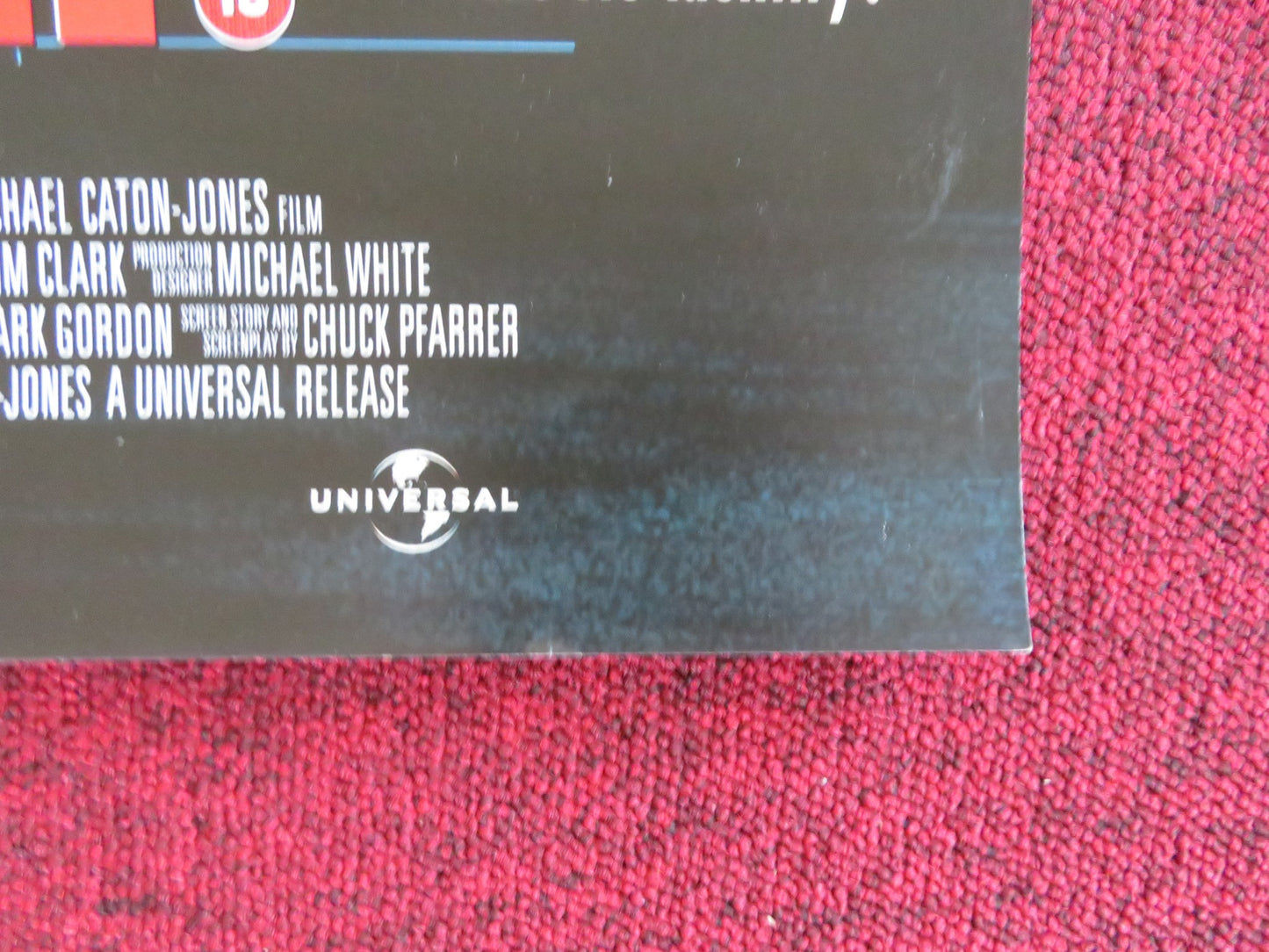 THE JACKAL VHS VIDEO POSTER BRUCE WILLIS RICHARD GERE 1997 - Rendezvous Cinema