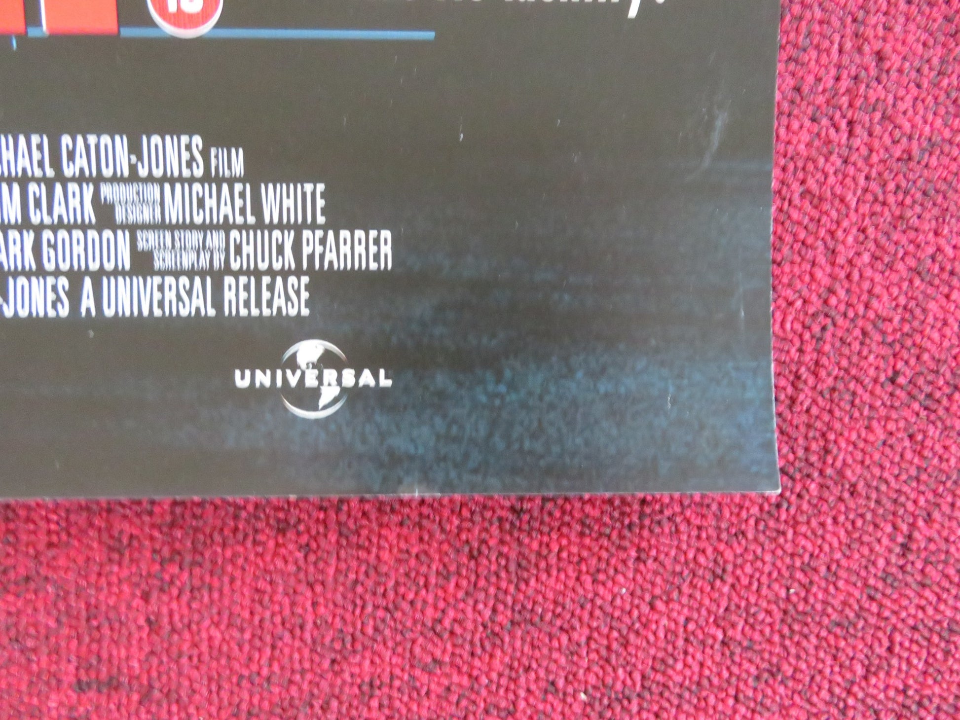 THE JACKAL VHS VIDEO POSTER BRUCE WILLIS RICHARD GERE 1997 - Rendezvous Cinema