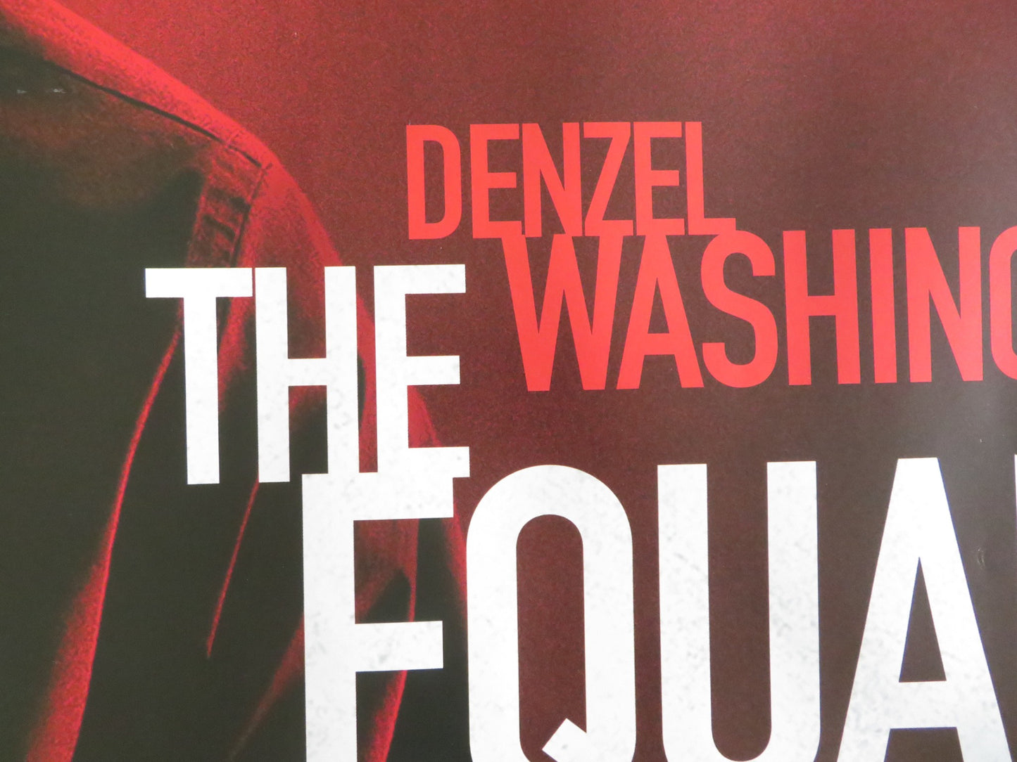 THE EQUALIZER UK QUAD ROLLED POSTER DENZEL WASHINGTON BILL PULLMAN 2014