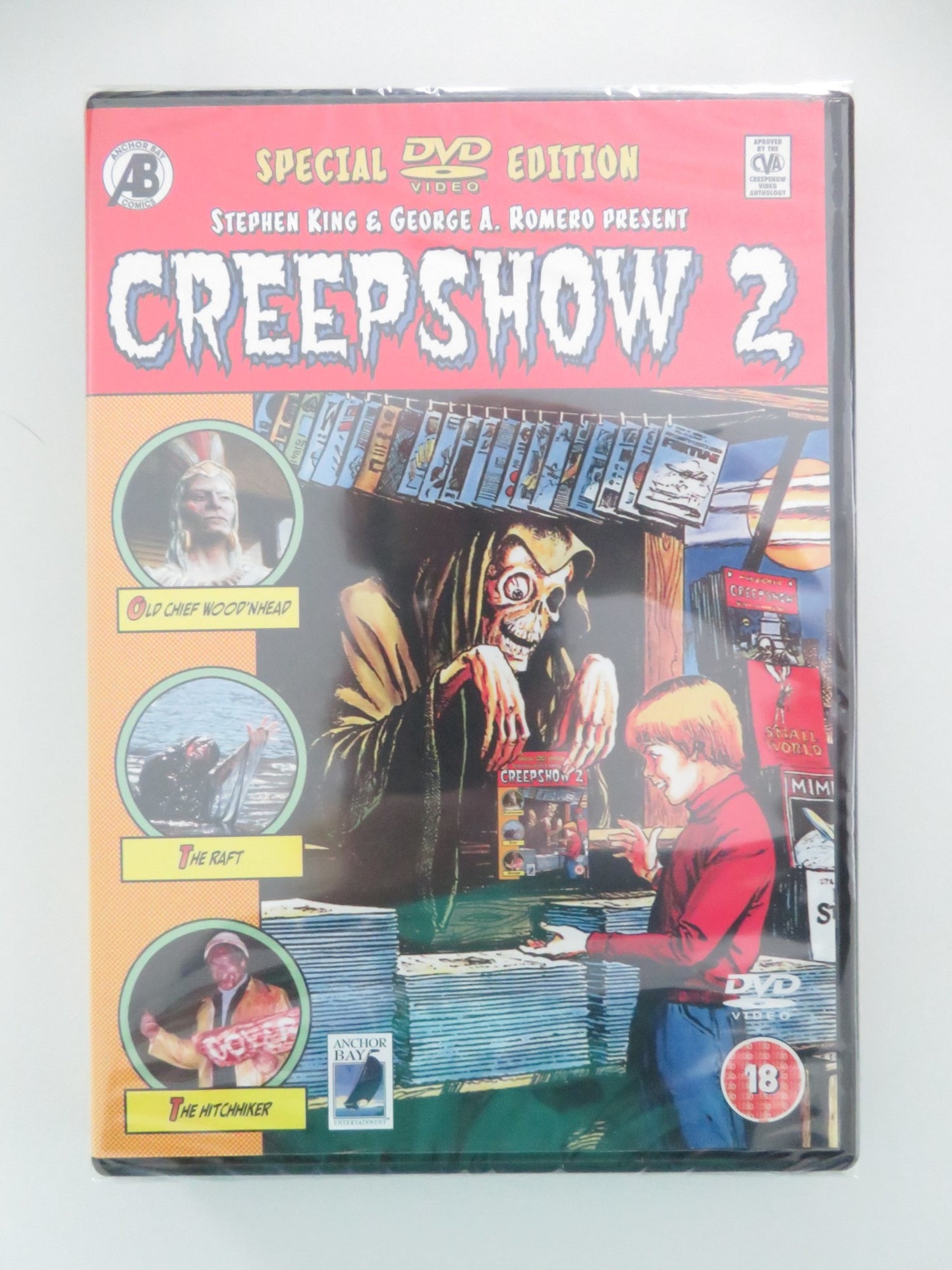 CREEPSHOW 2 (DVD) STEPHEN KING GEORGE KENNEDY TOM SAVINI 1987 REGION 2