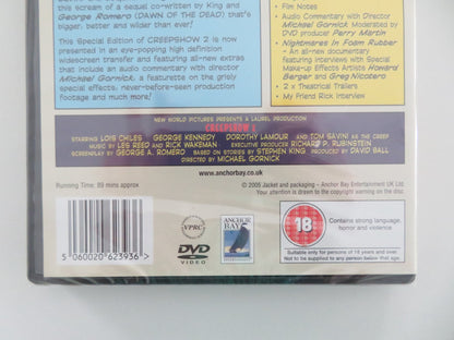 CREEPSHOW 2 (DVD) STEPHEN KING GEORGE KENNEDY TOM SAVINI 1987 REGION 2