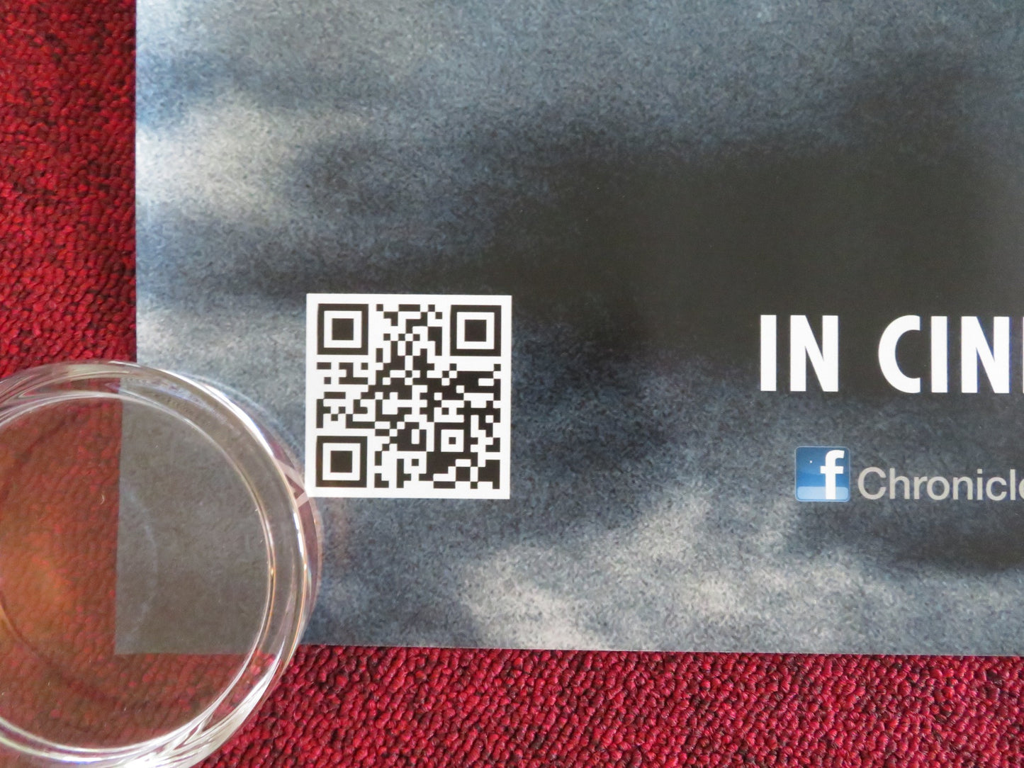 CHRONICLE UK QUAD ROLLED POSTER DANE DEHAAN ALEX RUSSELL 2012