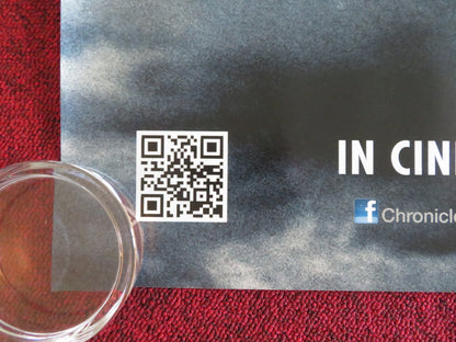 CHRONICLE UK QUAD ROLLED POSTER DANE DEHAAN ALEX RUSSELL 2012