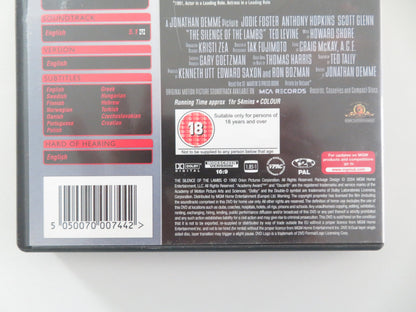 SILENCE OF THE LAMBS - B (DVD) ANTHONY HOPKINS JODIE FOSTER 1991 REGION 2