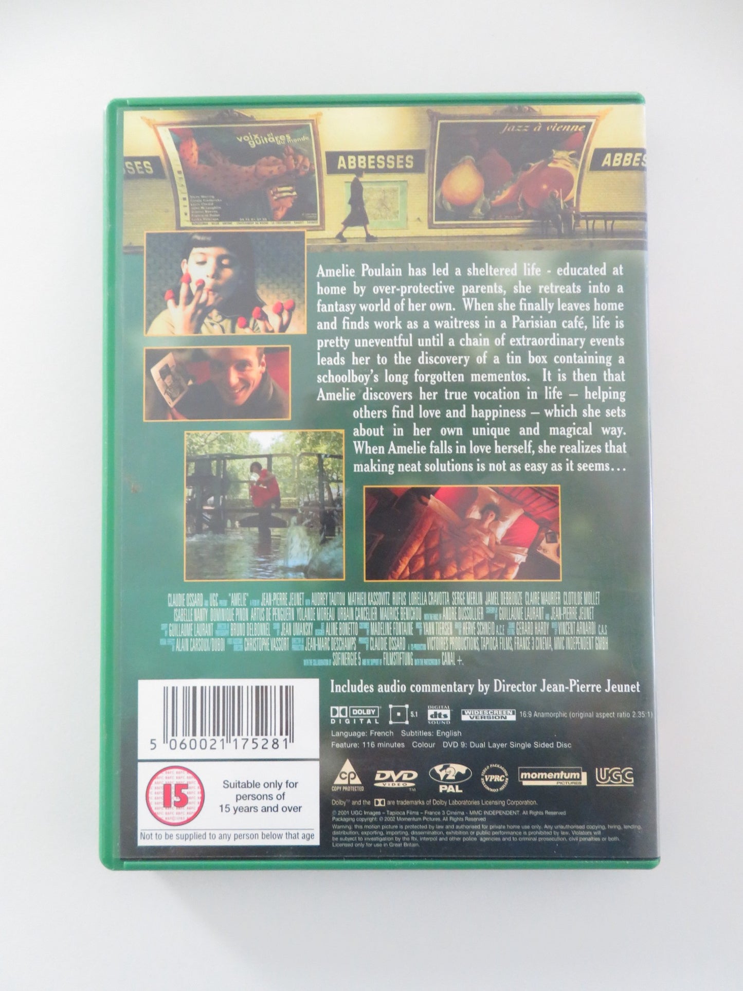 AMELIE (DVD) AUDREY TAUTOU MATHIEU KASSOVITZ 2001 REGION 2 - Rendezvous Cinema