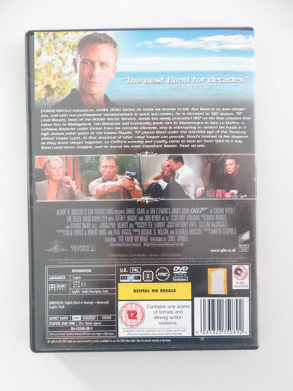CASINO ROYALE (DVD) DANIEL CRAIG EVA GREEN 2006 REGION 2 - Rendezvous Cinema