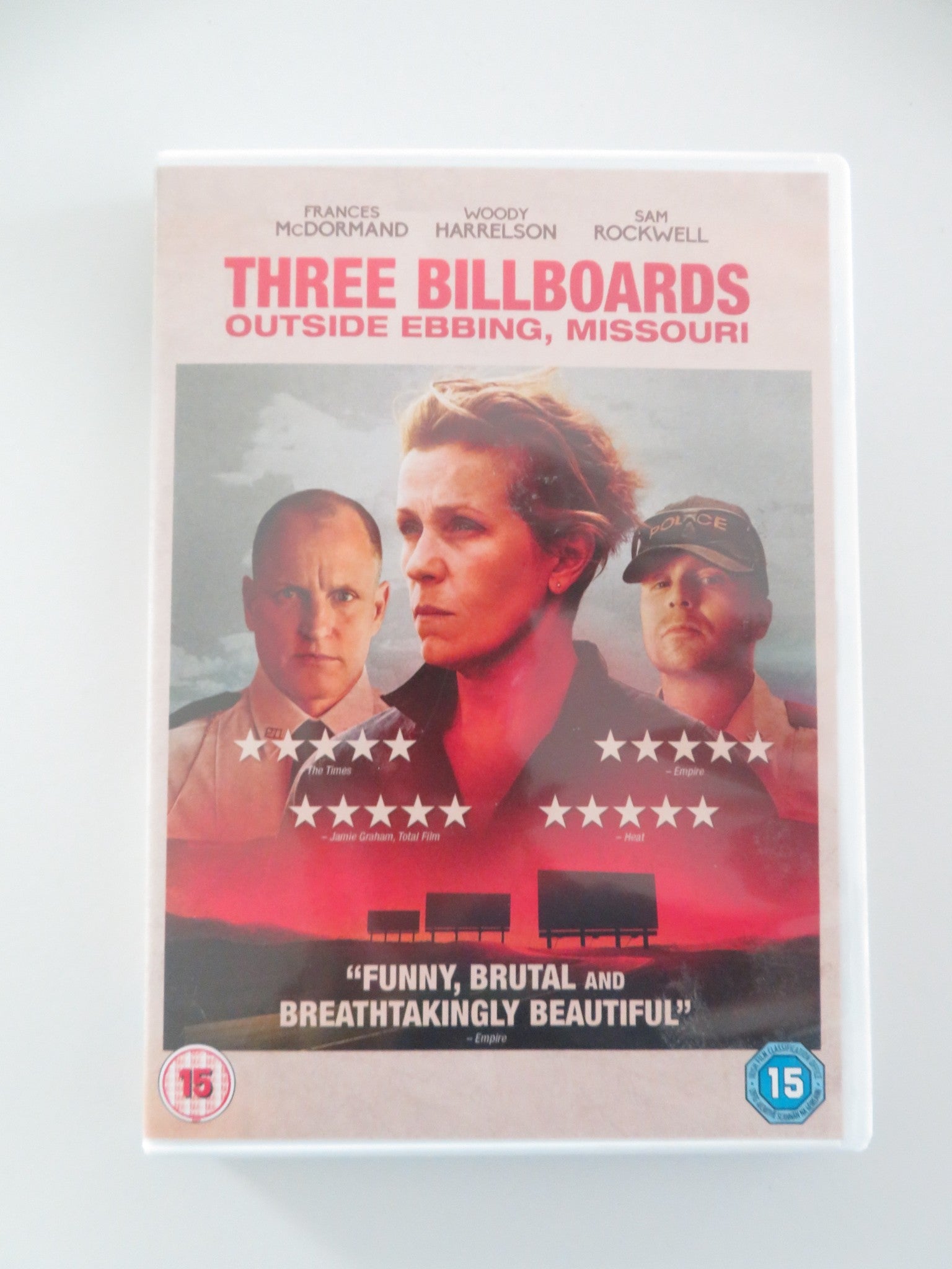 THREE BILLBOARDS OUTSIDE EBBING, MISSOURI (DVD) FRANCES MCDORMAND 2017 REGION 2 - Rendezvous Cinema