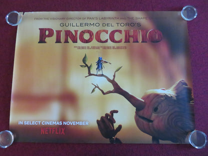 GUILLERMO DEL TORO'S PINOCCHIO UK QUAD ROLLED POSTER EWAN MCGREGOR 2022