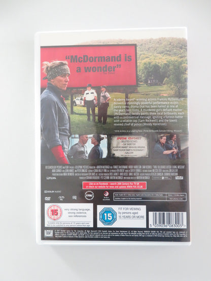 THREE BILLBOARDS OUTSIDE EBBING, MISSOURI (DVD) FRANCES MCDORMAND 2017 REGION 2 - Rendezvous Cinema