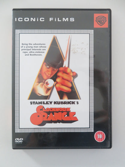 A CLOCKWORK ORANGE (DVD) MALCOLM MCDOWELL PATRICK MAGEE 1971 REGION 2 - Rendezvous Cinema