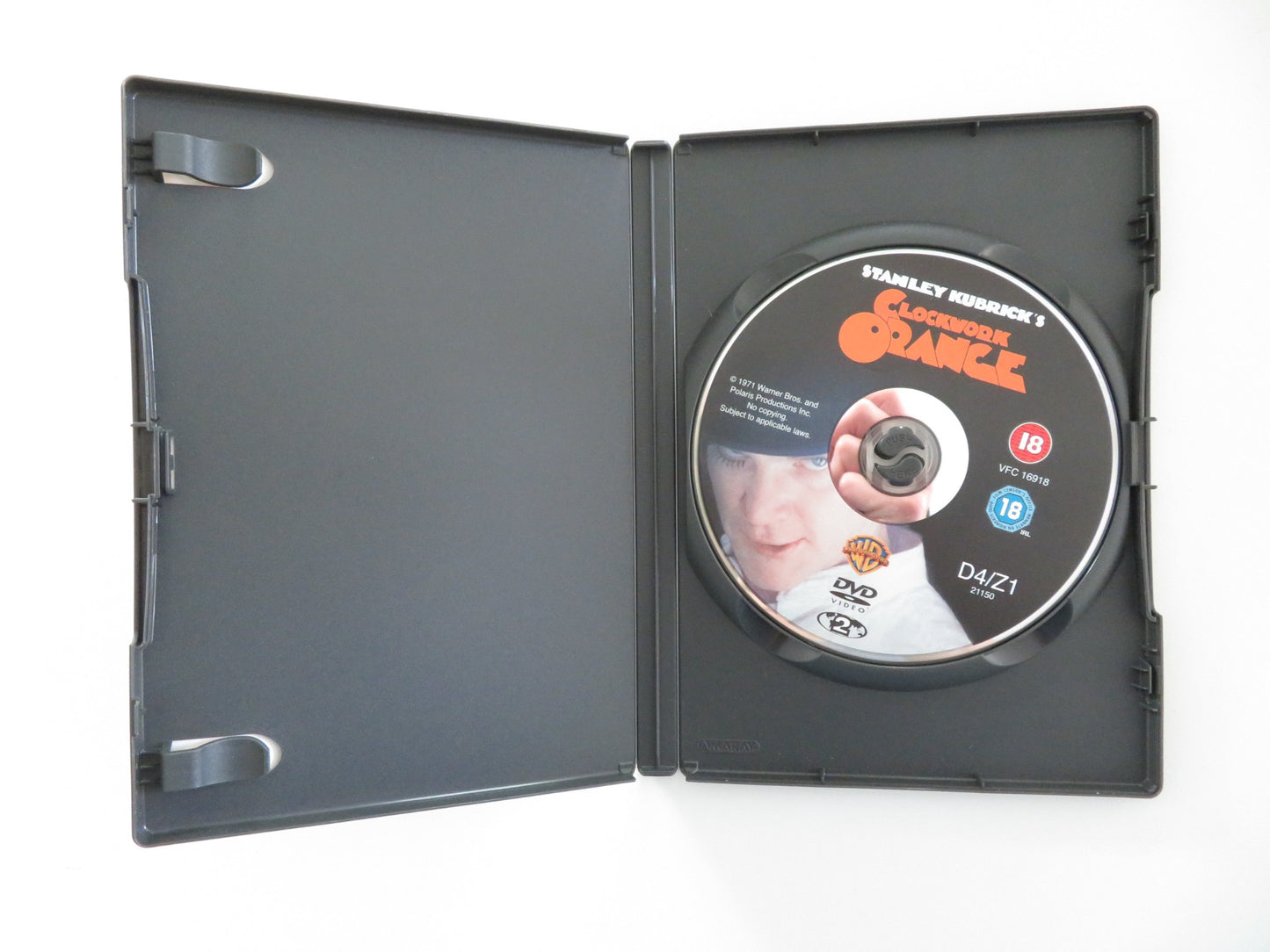 A CLOCKWORK ORANGE (DVD) MALCOLM MCDOWELL PATRICK MAGEE 1971 REGION 2 - Rendezvous Cinema