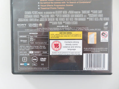 ZOMBIELAND (DVD) WOODY HARRELSON JESSE EISENBERG 2009 REGION 2