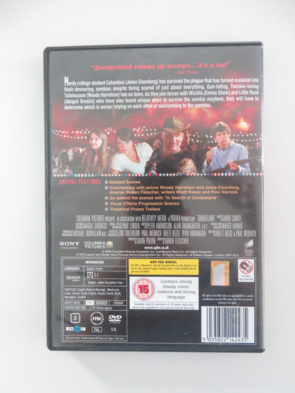 ZOMBIELAND (DVD) WOODY HARRELSON JESSE EISENBERG 2009 REGION 2
