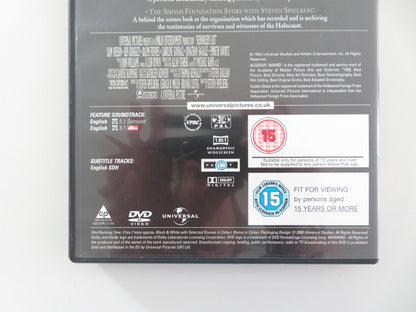 SCHINDLER'S LIST (DVD) LIAM NEESON RALPH FIENNES 1993 REGION 2,4 - Rendezvous Cinema