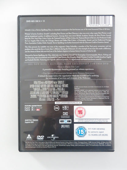 SCHINDLER'S LIST (DVD) LIAM NEESON RALPH FIENNES 1993 REGION 2,4 - Rendezvous Cinema