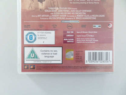 SUN VALLEY SERENADE (DVD) SONJA HENIE JOHN PAYNE 1941 REGION 2 - Rendezvous Cinema