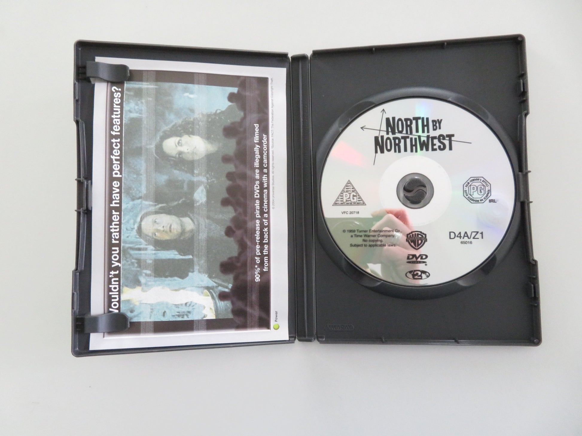 NORTH BY NORTHWEST (DVD) CARY GRANT EVA MARIE SAINT 1959 REGION 2 - Rendezvous Cinema