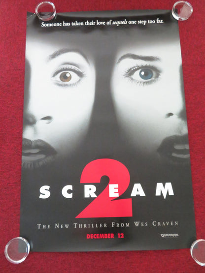 SCREAM 2 US ONE SHEET ROLLED POSTER NEVE CAMPBELL COURTNEY COX 1997