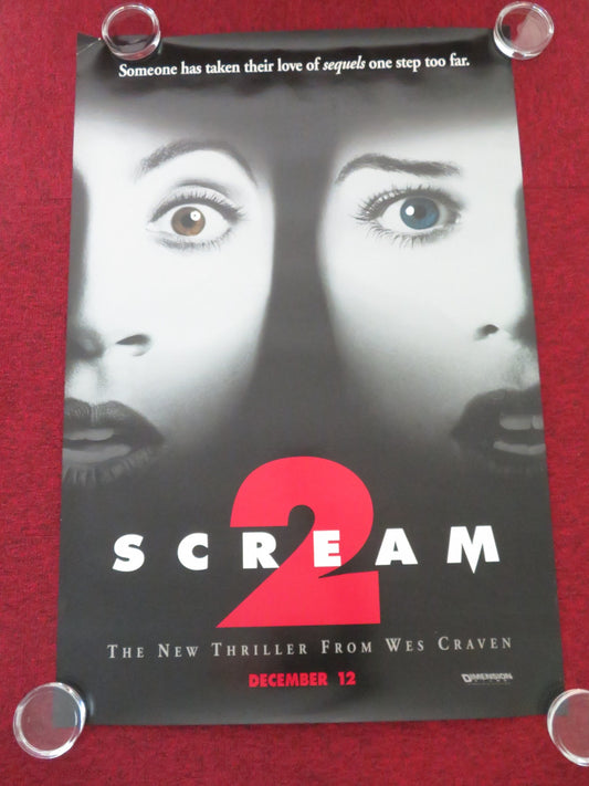 SCREAM 2 US ONE SHEET ROLLED POSTER NEVE CAMPBELL COURTNEY COX 1997