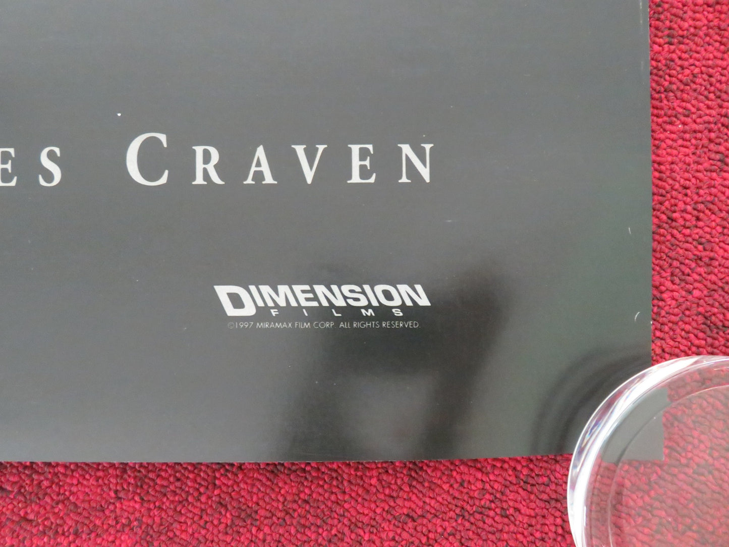 SCREAM 2 US ONE SHEET ROLLED POSTER NEVE CAMPBELL COURTNEY COX 1997