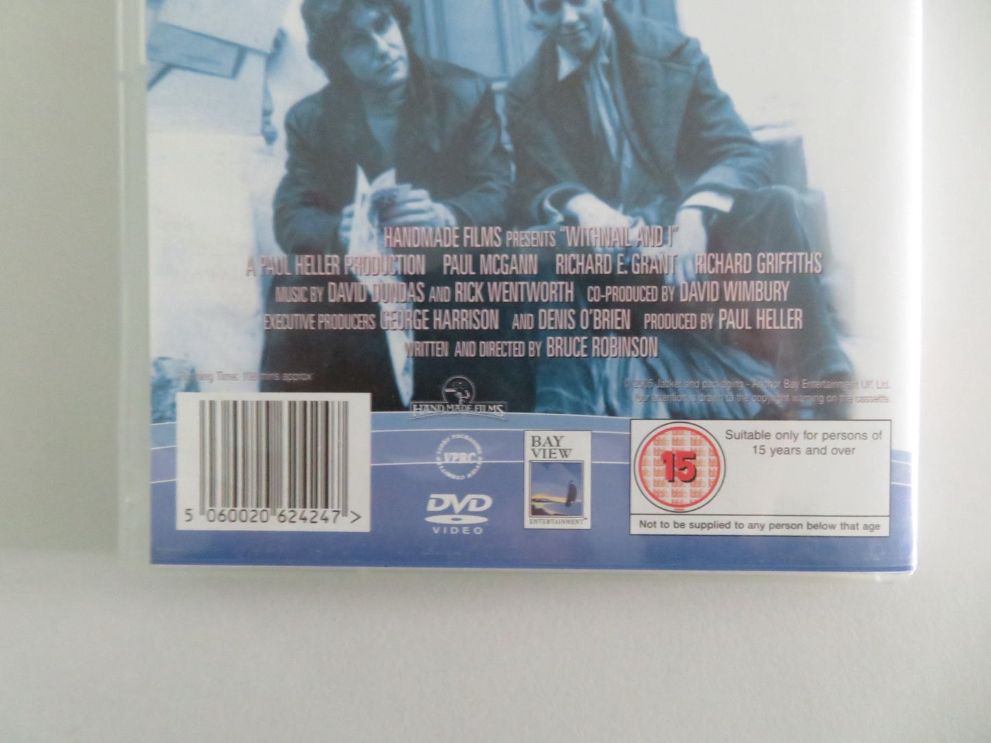WITHNAIL AND I (DVD) RICHARD E. GRANT PAUL MCGANN 1987 REGION 2