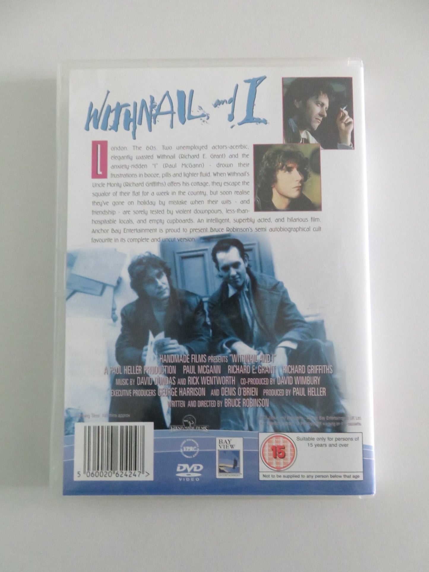 WITHNAIL AND I (DVD) RICHARD E. GRANT PAUL MCGANN 1987 REGION 2