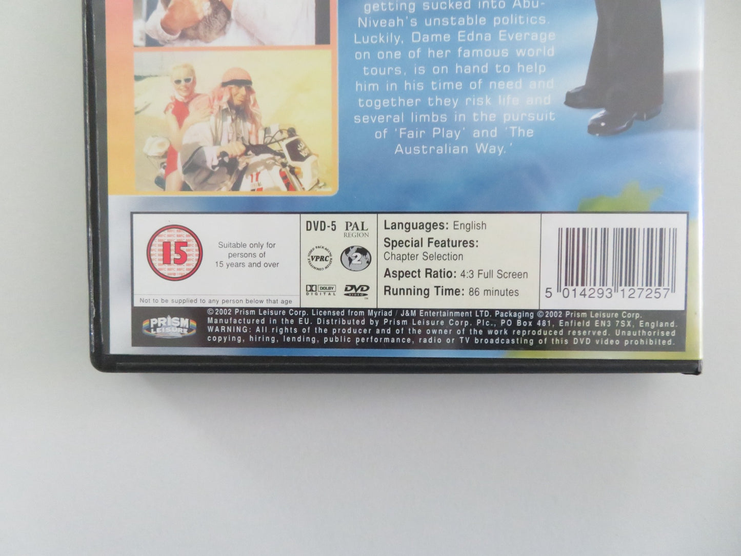 LES PATTERSON SAVES THE WORLD (DVD) BARRY HUMPHRIES P. STEPHENSON 1987 REGION 2