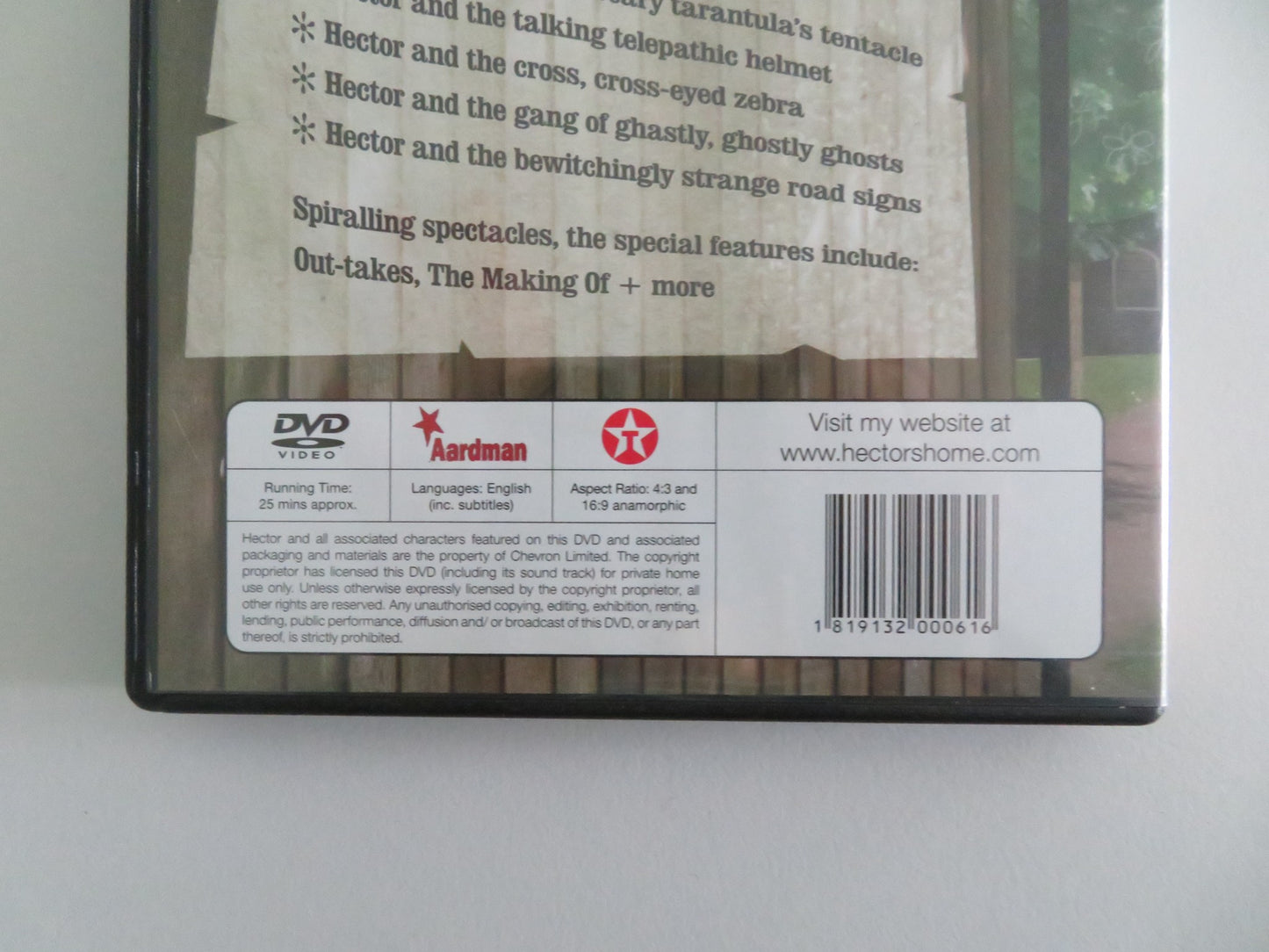 THE PECULIAR ADVENTURES OF HECTOR (DVD) SIMON GREENALL JACK GOSSINGTON 2007