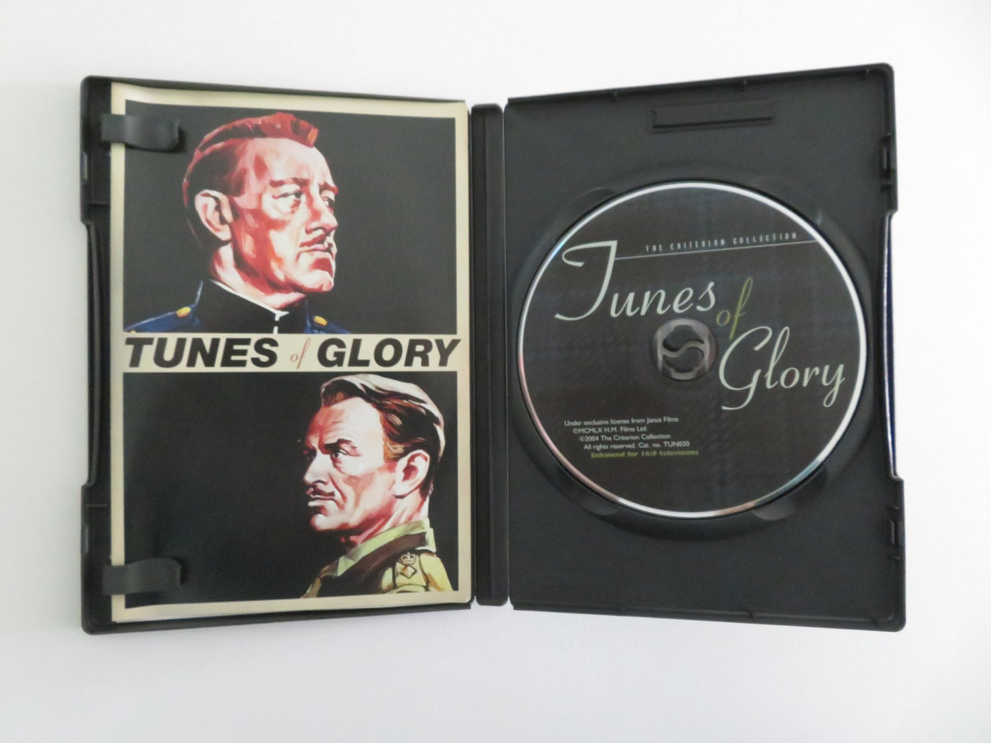 TUNES OF GLORY - THE CRITERION COLLECTION (DVD) ALEC GUINNESS JOHN MILLS 1960