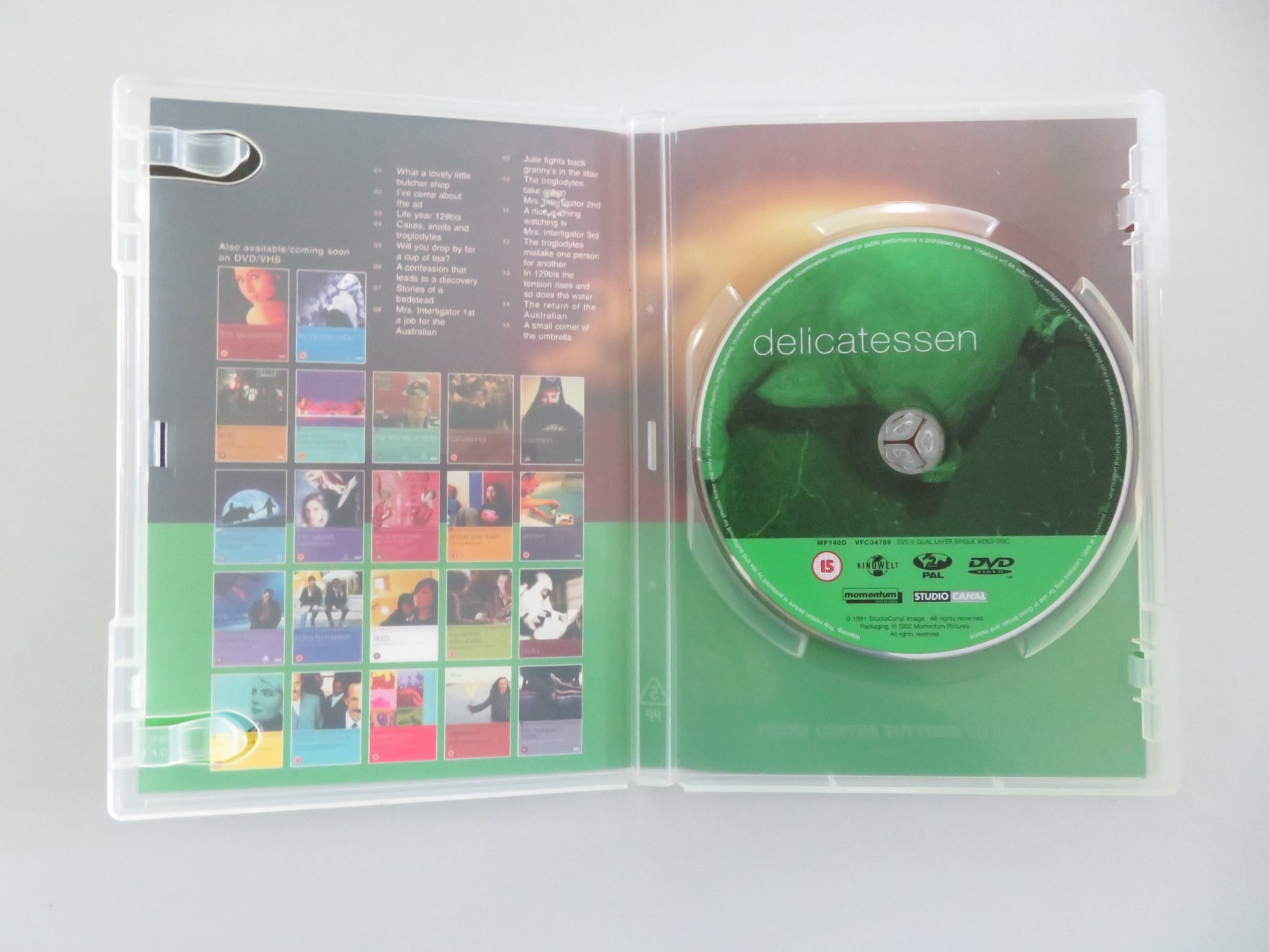 DELICATESSEN (DVD) PASCAL BENEZECH DOMINIQUE PINON 1991 REGION 2 - Rendezvous Cinema