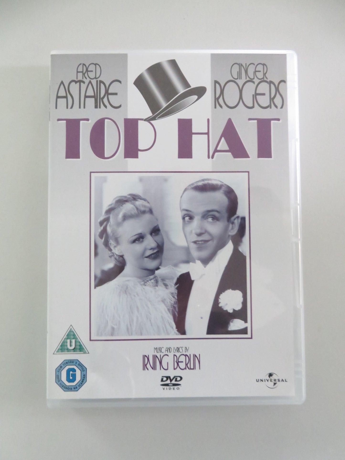 TOP HAT (DVD) FRED ASTAIRE GINGER ROGERS 1935 REGION 2,4