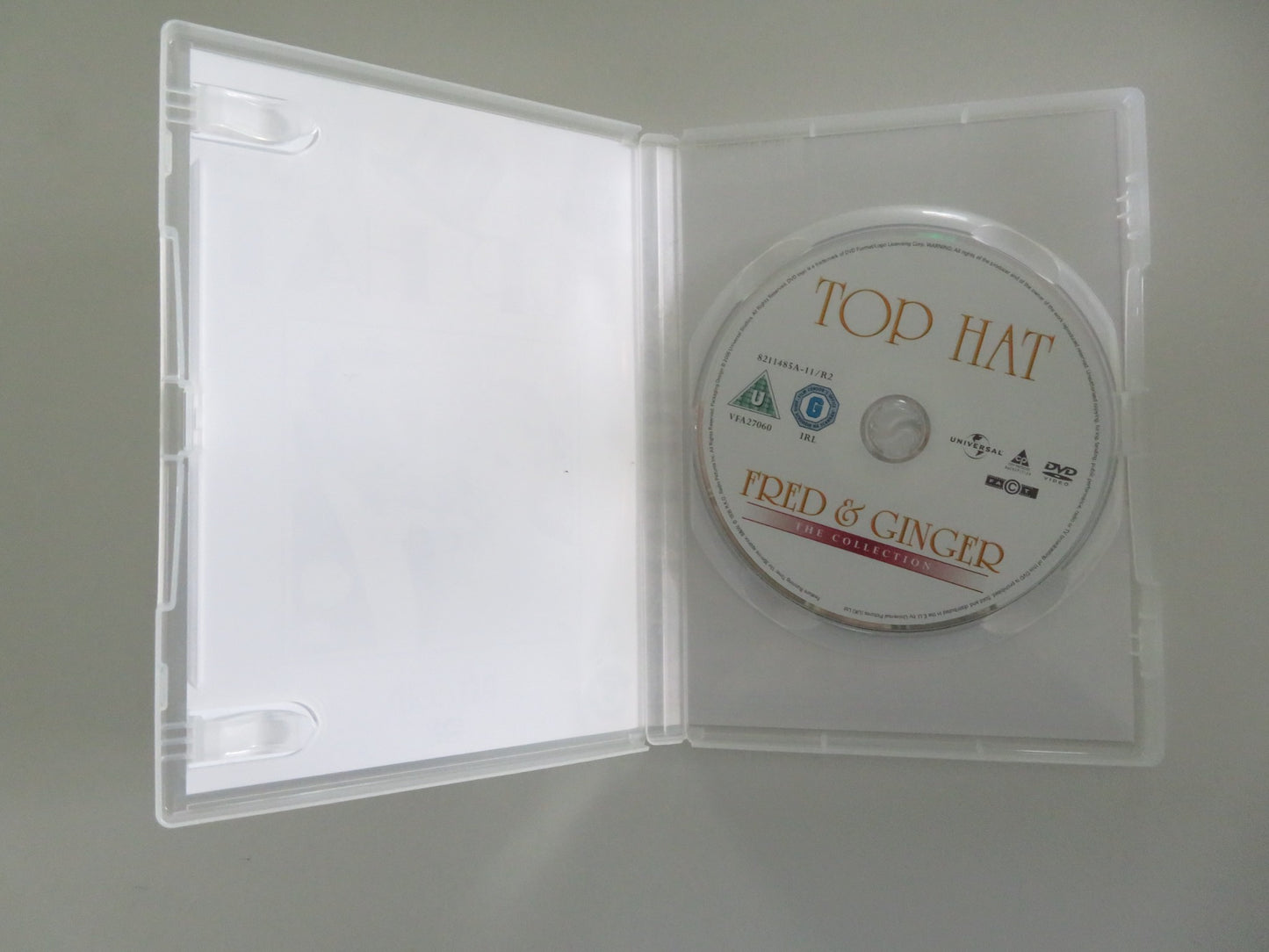 TOP HAT (DVD) FRED ASTAIRE GINGER ROGERS 1935 REGION 2,4