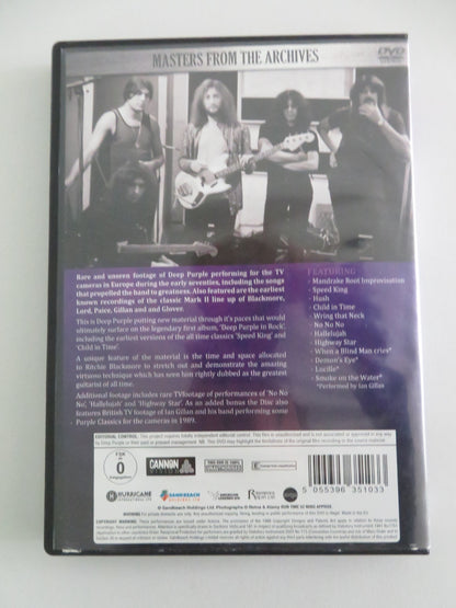 DEEP PURPLE - MASTERS FROM THE ARCHIVES (DVD) RITCHIE BLACKMORE IAN GILLAN