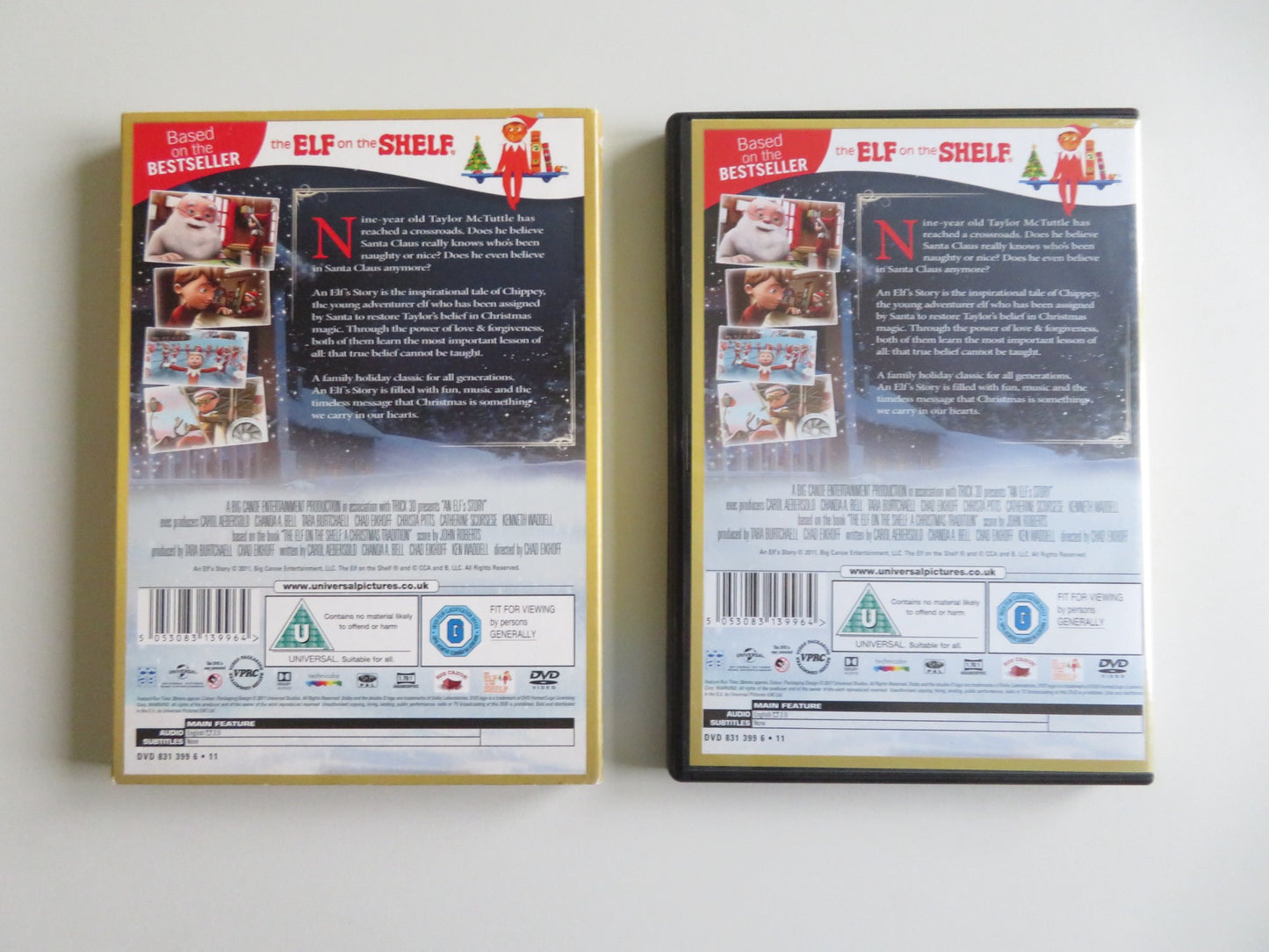 AN ELF'S STORY: THE ELF ON THE SHELF - B (DVD) BRENDAN DOOLING 2010 REGION 2