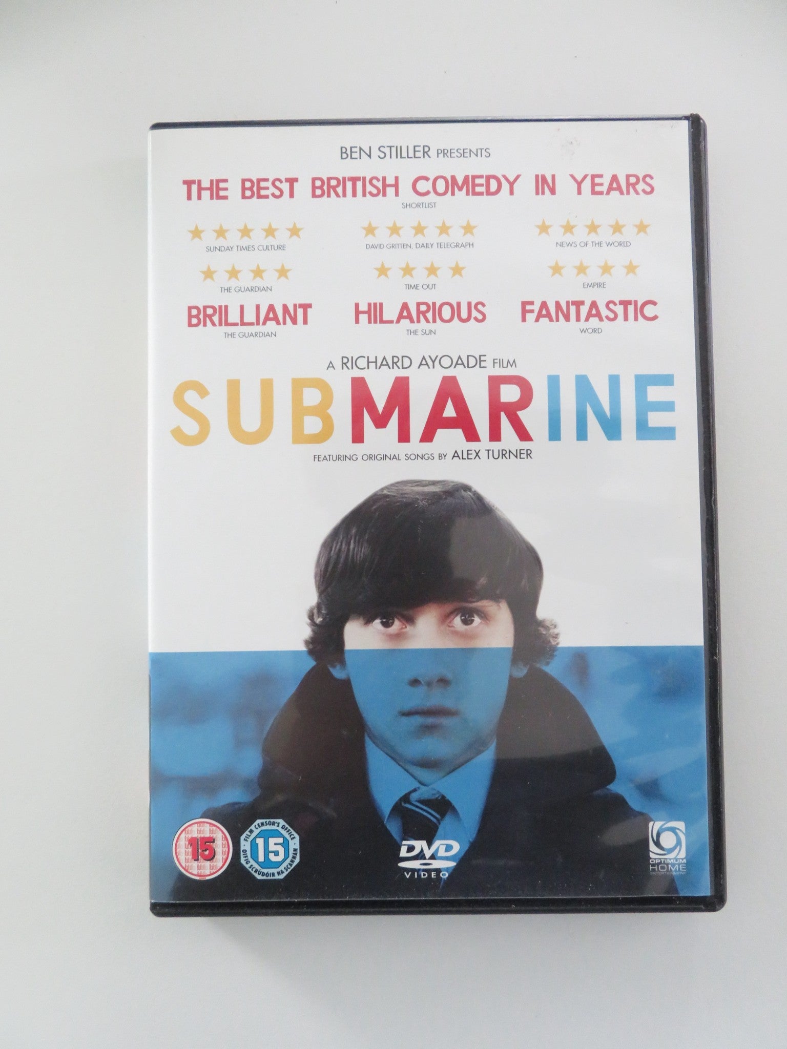 SUBMARINE - B (DVD) CRAIG ROBERTS SALLY HAWKINS 2010 REGION 2 - Rendezvous Cinema