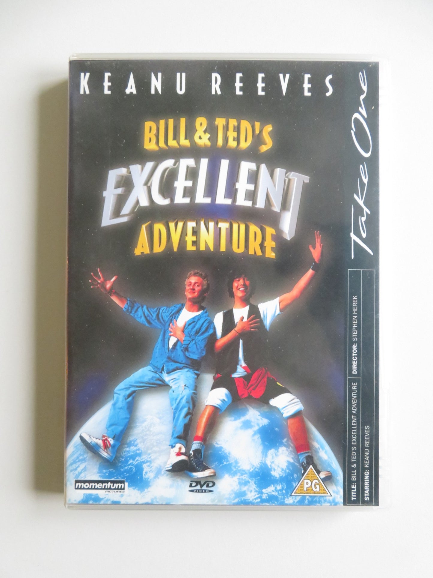 BILL AND TED'S EXCELLENT ADVENTURE (DVD) KEANU REEVES ALEX WINTER 1989 REGION 2