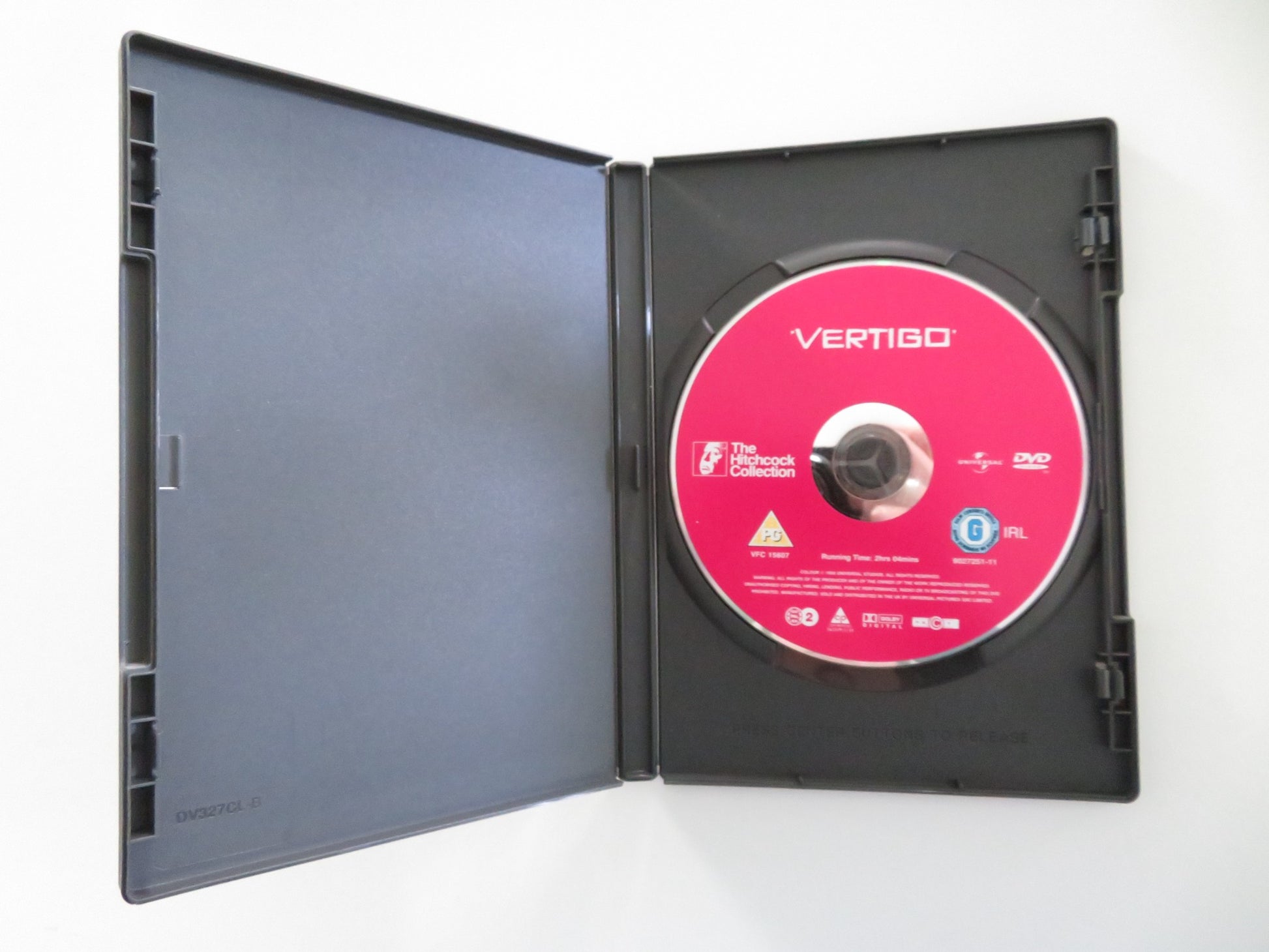 VERTIGO - B (DVD) JAMES STEWART KIM NOVAK 1958 REGION 2 - Rendezvous Cinema