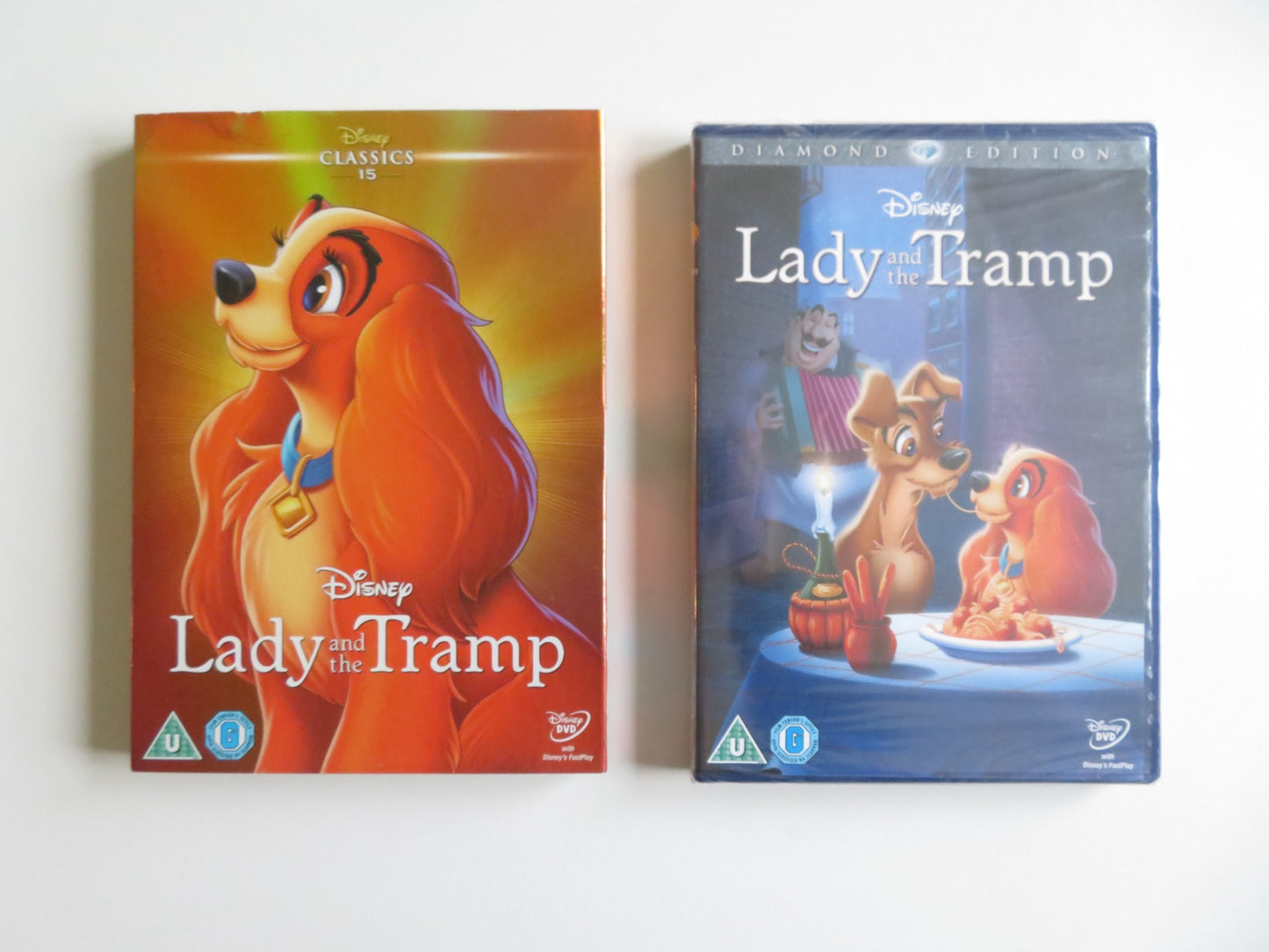 LADY AND THE TRAMP (DVD) DISNEY PEGGY LEE LARRY ROBERTS 1955 REGION 2