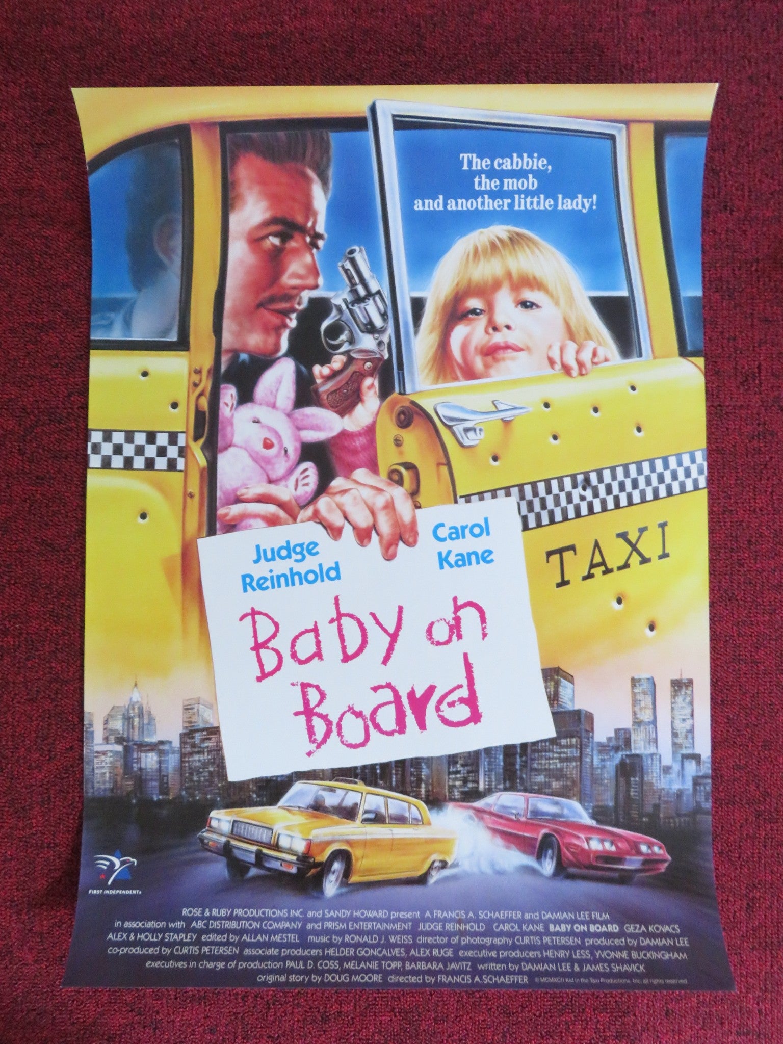 BABY ON BOARD VHS VIDEO POSTER JUDGE REINHOLD CAROL KANE 1993 - Rendezvous Cinema