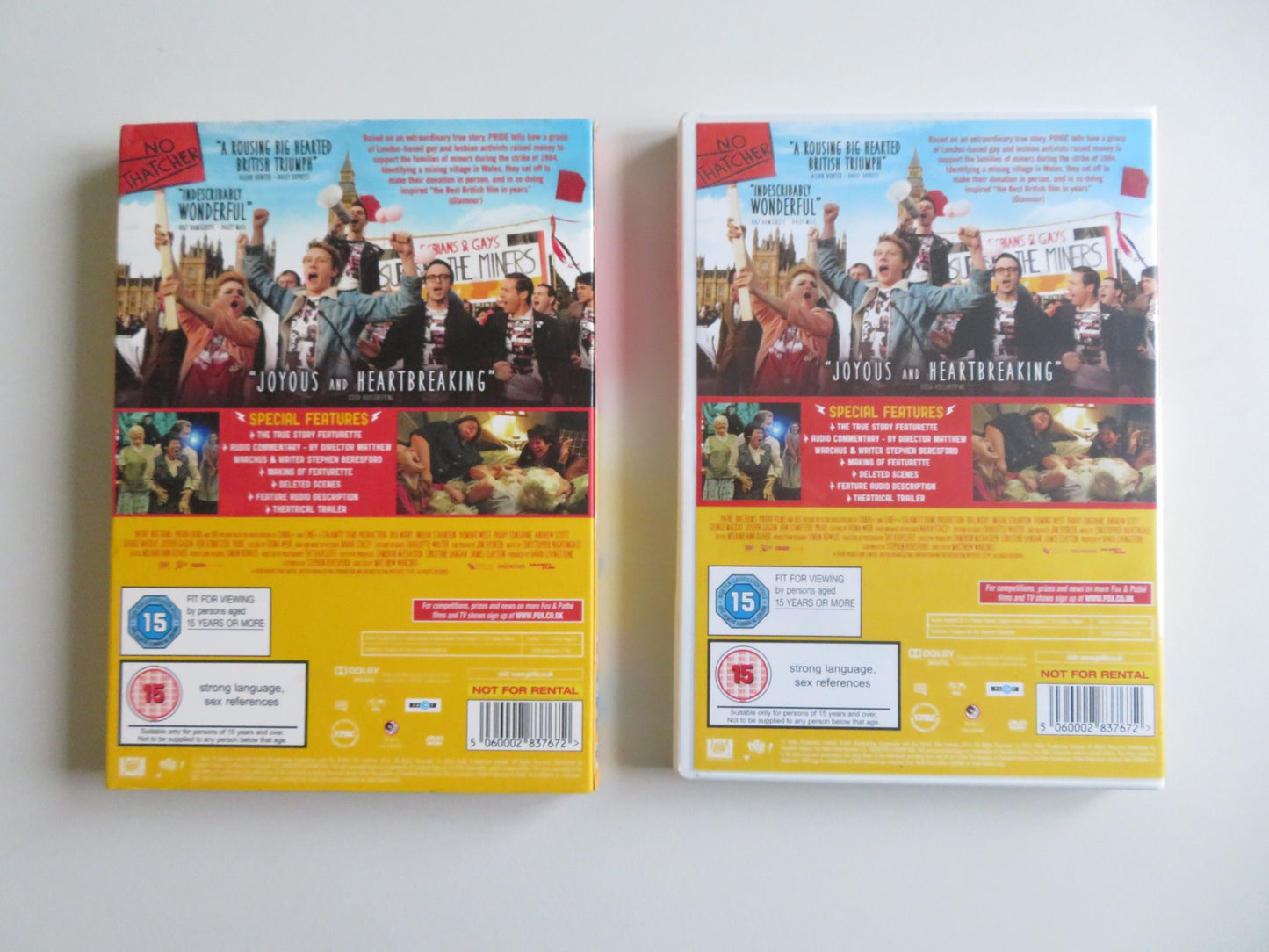 PRIDE (DVD) IMELDA STAUNTON DOMINIC WEST 2014 REGION 2