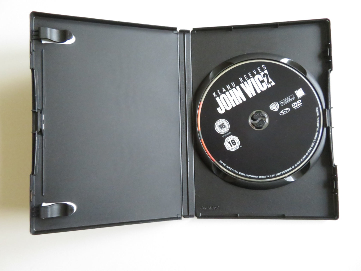 JOHN WICK: CHAPTER 2 (DVD) KEANU REEVES IAN MCSHANE 2017 REGION 2