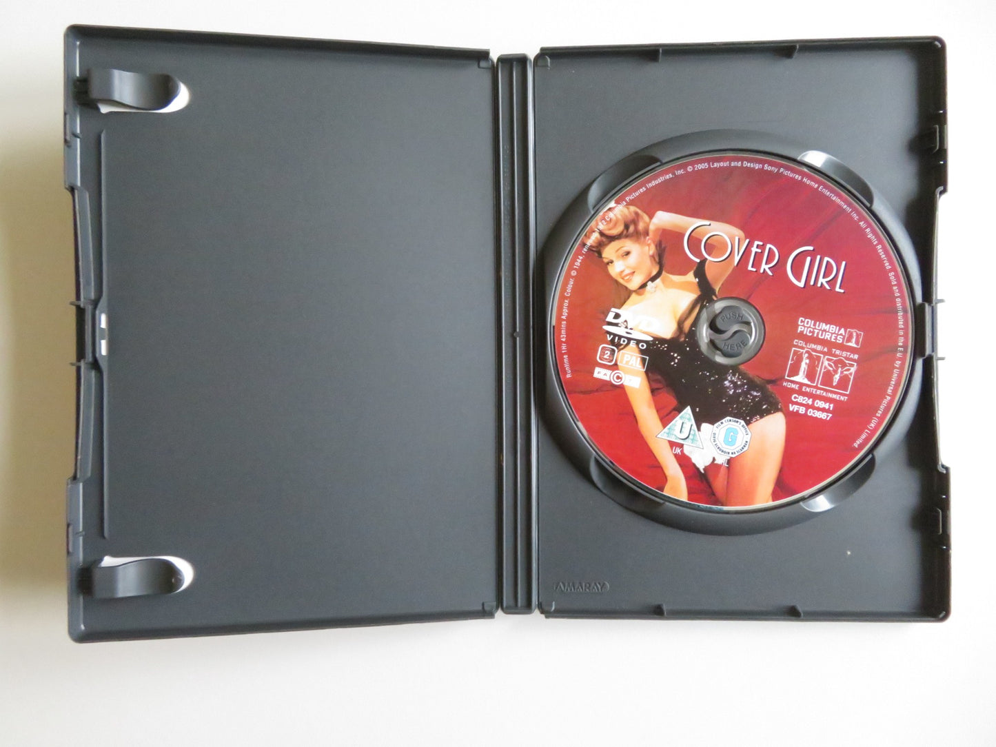 COVER GIRL (DVD) RITA HAYWORTH GENE KELLY 1944 REGION 2