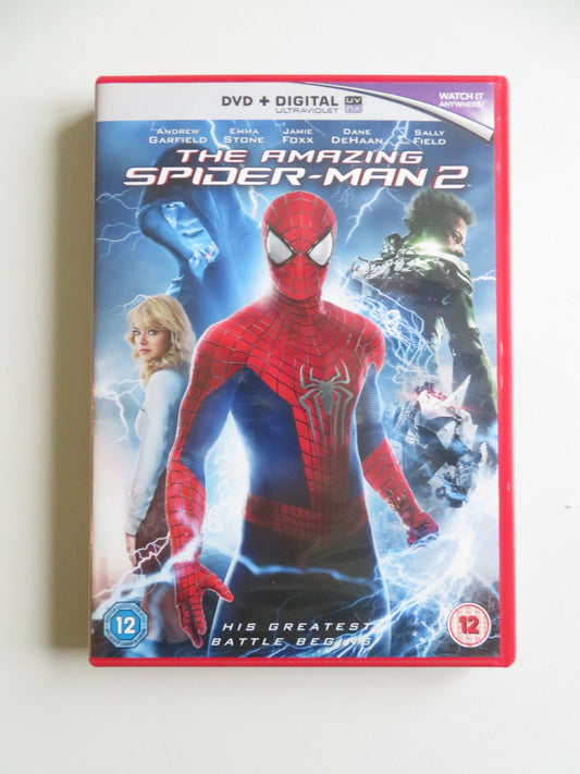 THE AMAZING SPIDER-MAN 2 (DVD) MARVEL ANDREW GARFIELD EMMA STONE 2014 REGION 2