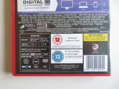 THE AMAZING SPIDER-MAN 2 (DVD) MARVEL ANDREW GARFIELD EMMA STONE 2014 REGION 2