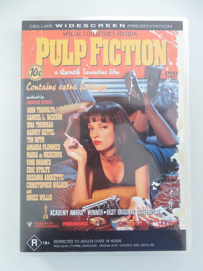 PULP FICTION (DVD) JOHN TRAVOLTA SAMUEL L. JACKSON 1994 REGION 4 - Rendezvous Cinema