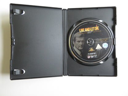 LIVE AND LET DIE (DVD) ROGER MOORE JANE SEYMOUR YAPHET KOTTO 1973 REGION 2