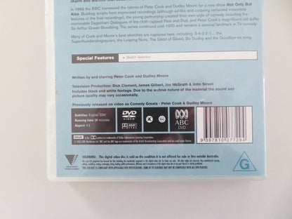 THE BEST OF PETER COOK & DUDLEY MOORE (DVD) PETER COOK D. MOORE 2003 REGION 4 - Rendezvous Cinema