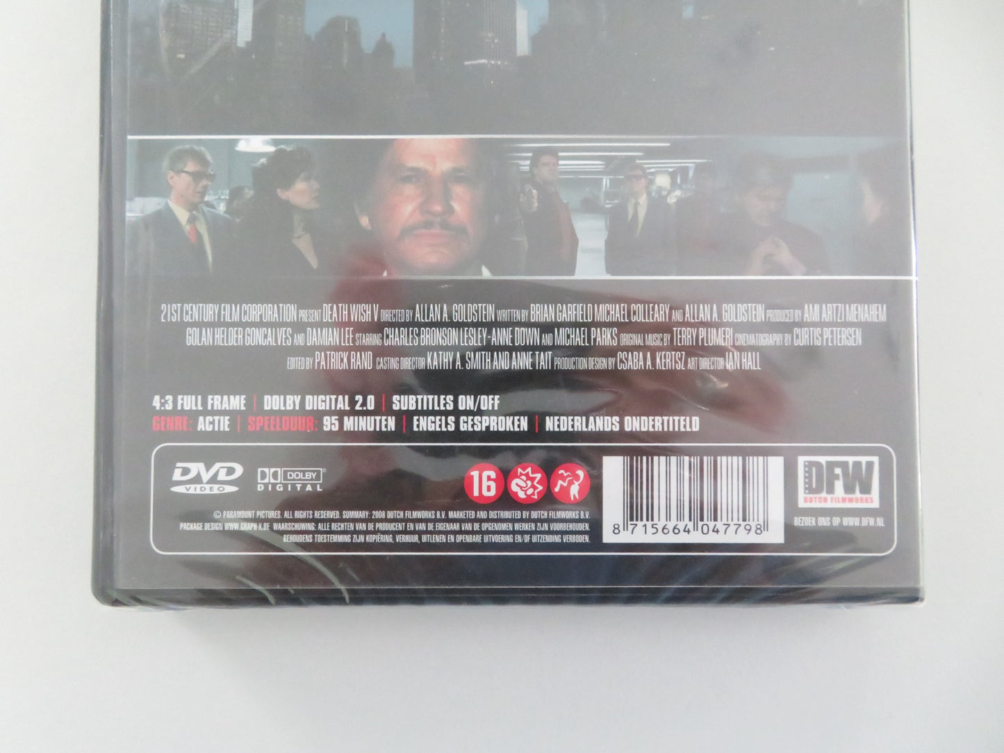 DEATH WISH 5: THE FACE OF DEATH (import) (DVD) CHARLES BRONSON 1994 REGION 2 - Rendezvous Cinema
