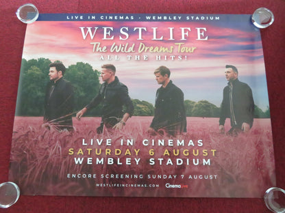 WESTLIFE: LIVE AT WEMBLEY STADIUM UK QUAD ROLLED POSTER NICKY BYRNE K. EGAN 2022 - Rendezvous Cinema